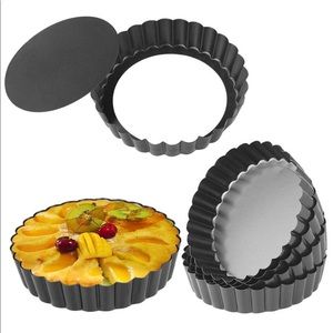Quiche Pans w/Removable Bottom Set 12
